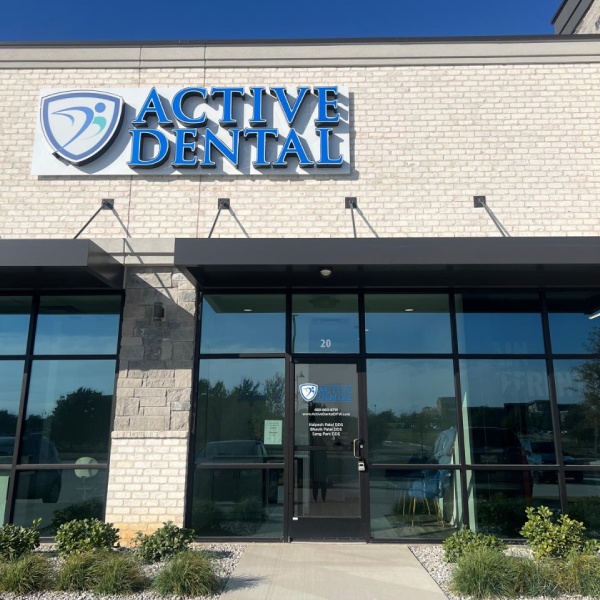 Exterior of the Active Dental office in Prosper, Texas